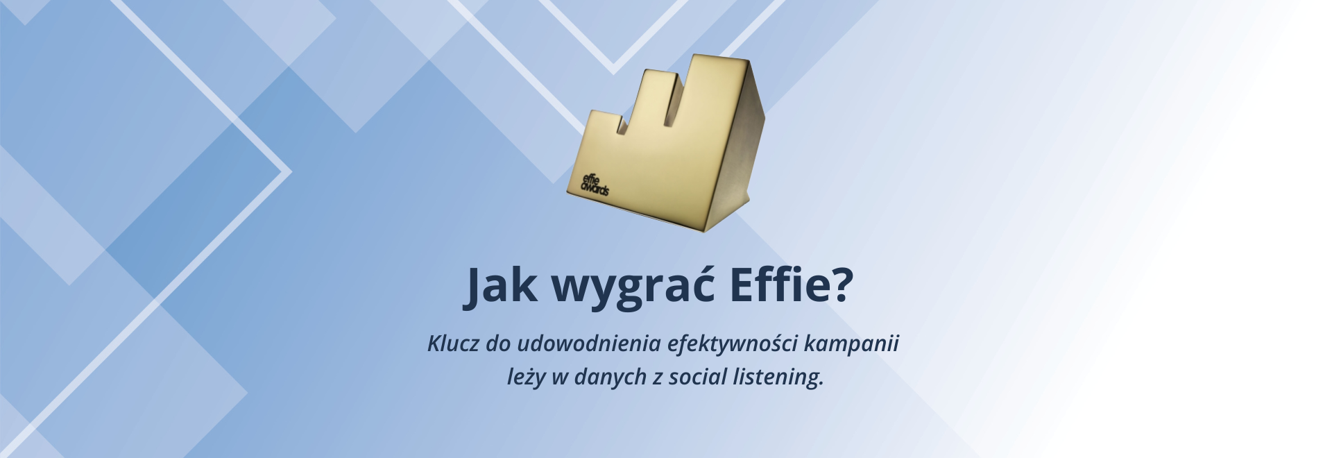 Jak wygrać Effie? Klucz do udowodnienia efektywności kampanii leży w danych z social listening.