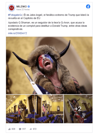 Negativa La toma del Capitolio